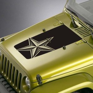nautical star jeep hood blackout decal sticker