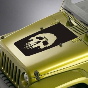 punisher skull jeep hood blackout decal sticker