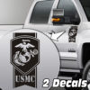 eagle globe and anchor truck door decals usmc marines