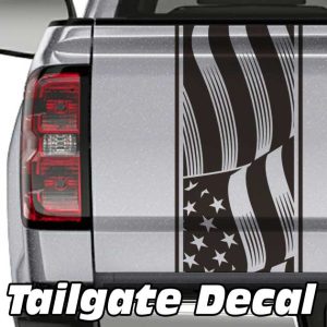 american flag truck tailgate decal sticker